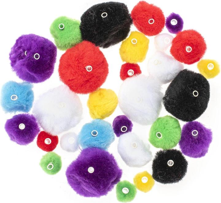 Produktbild Glorex Pompon mit Röhren 15-35 mm, 48 Stück