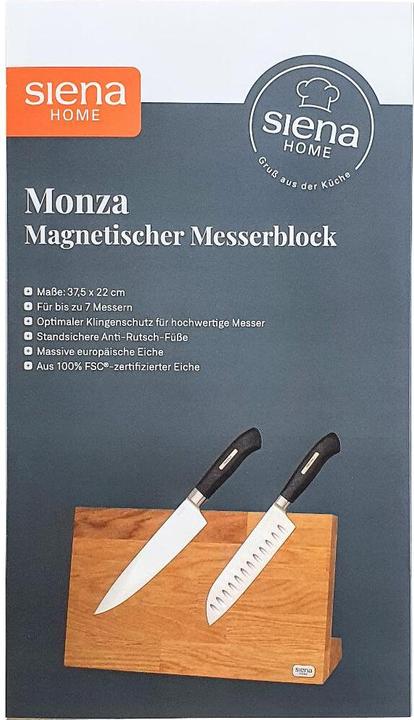 Actual product image Siena Home Magnetic knife block