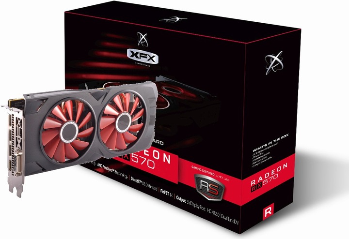 Actual product image XFX Radeon RX 570 RS XXX Edition (8 GB)
