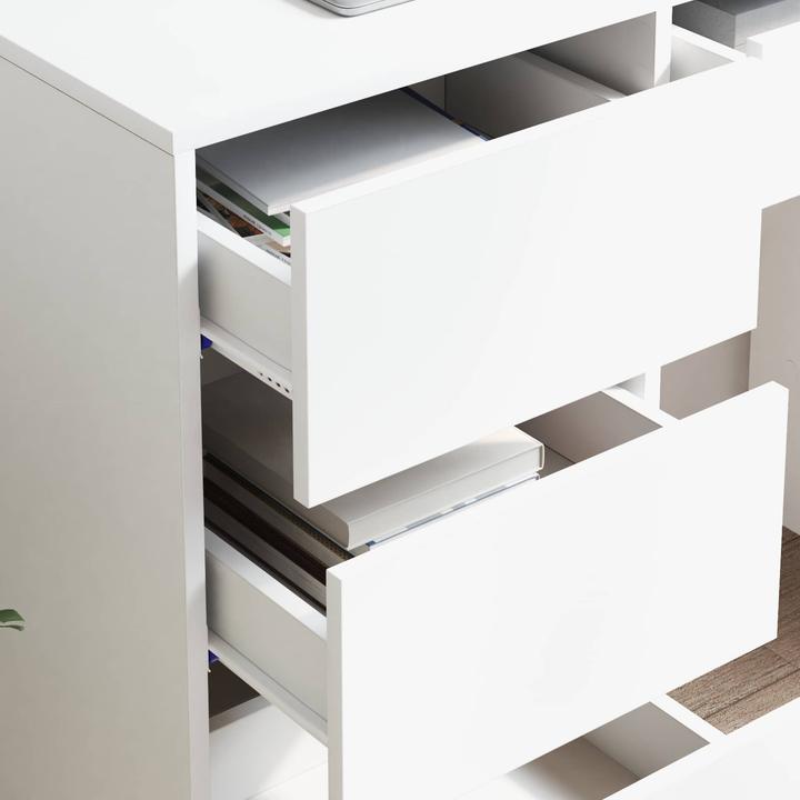 Image du produit vidaXL Bureau blanc