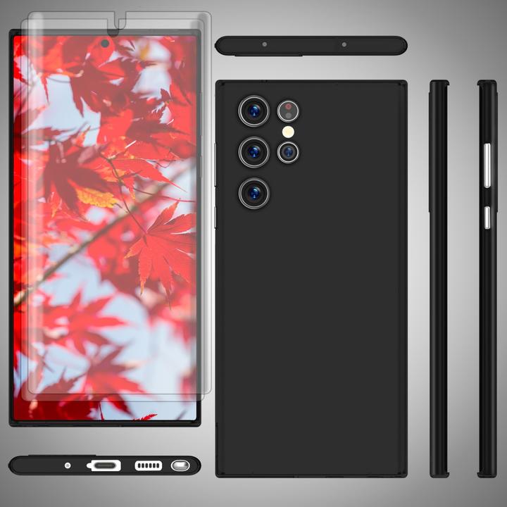 Produktbild Nalia Extrem Dünnes 0,3mm Hardcase mit 2x Displayschutz (Samsung Galaxy S23 Ultra)