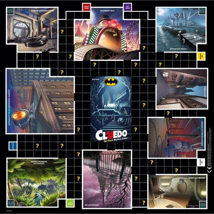 Productafbeelding Winning Moves Cluedo - Batman (Engels) (WIN4147) (Engels, 2 - 4 Spelers)