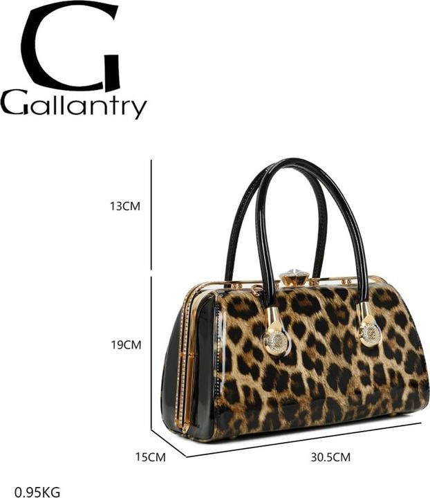 Image du produit Gallantry Damen Abendtasche Leopard