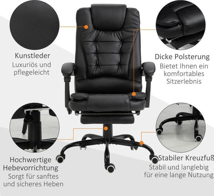 Produktbild Swisshandel24 Chefsessel mit Massagefunktion