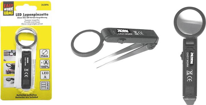 Image du produit Easy Work Pincette loupe LED