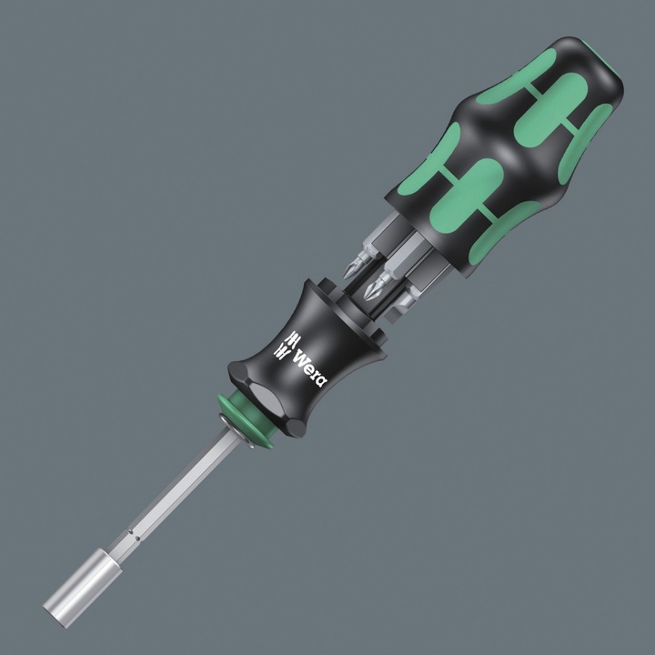 Productafbeelding Wera Kraftform Compact 28 (PH2X 25mm, PH1 x 25 mm, Pz2x25mm, sleuf 1 x 5,5 x 25 mm, PZ 1 x 25, sleuf 1,2 x 6,5 x 25 mm)
