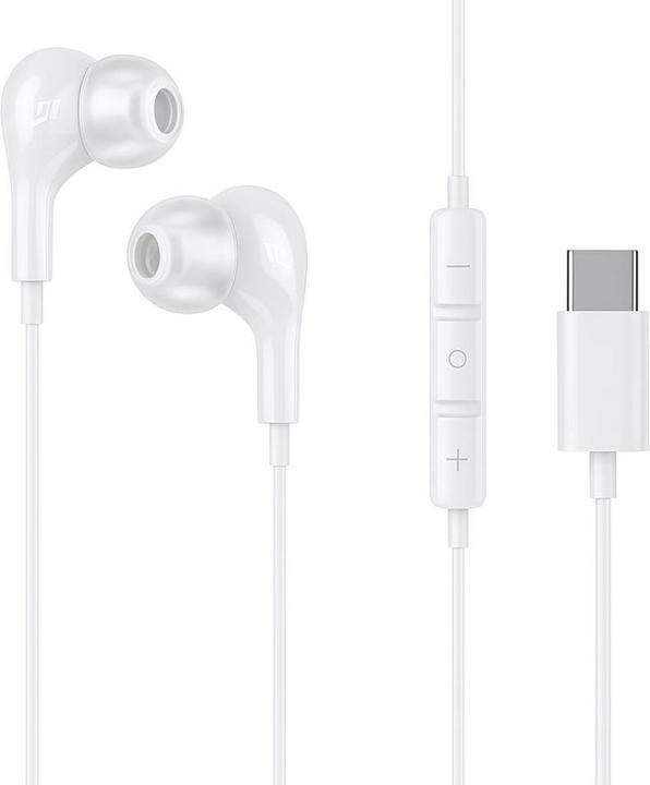 PowerGuard USB-C Voice Call Headset In-Ear Kopfhörer mit Mikrofon & Fernbedienung
