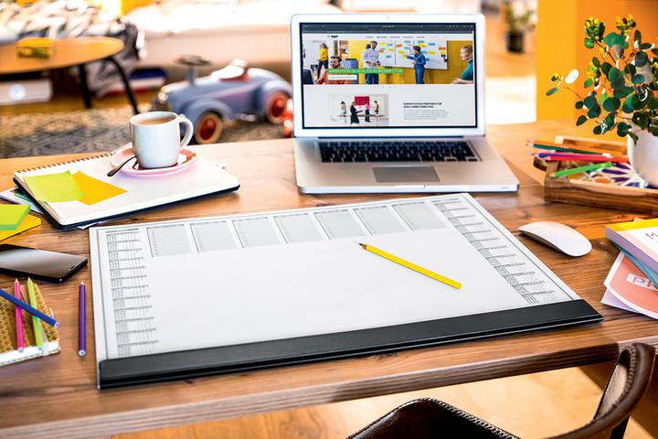 Actual product image Sigel Schreibtischunterlage Office 2026/2027 weiss Papier 59,5 x 41,0 cm, 40 Blatt