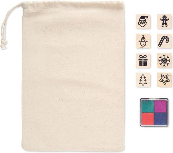 Produktbild MidOcean aus Holz StempelSet Stampie (8erPack)