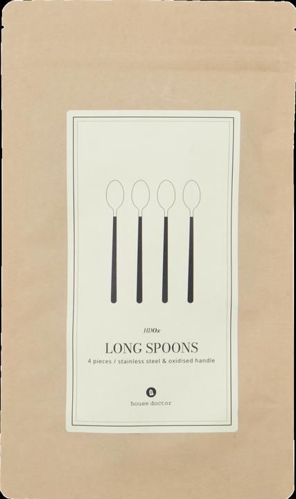 Actual product image House Doctor Long spoon, HDOx, BlackSilver (40 Piece, Scoops)