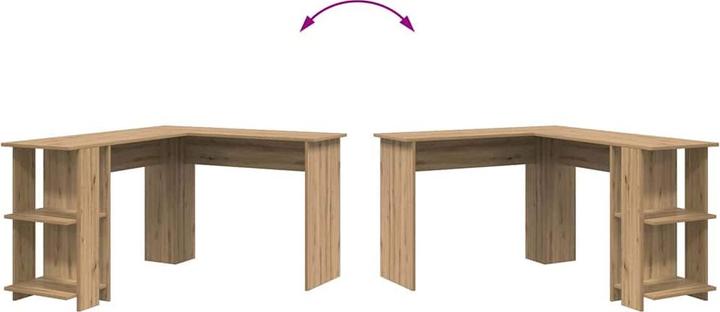 Image du produit vidaXL Eck-Schreibtisch (113.50 x 113.50 x 75 cm)