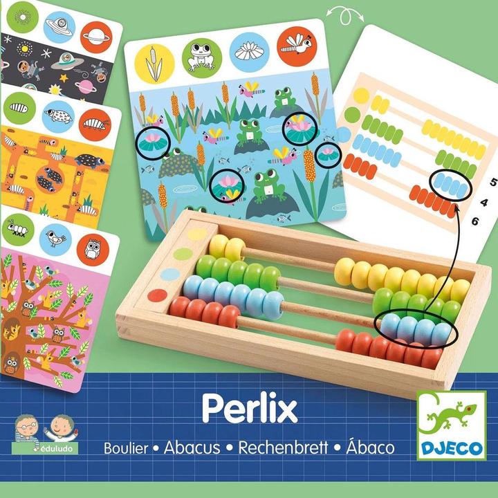 Immagine prodotto Djeco Eduludo Perlix - Abacus (Multilingue, 4 - 8 anni)