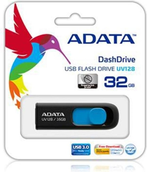 Produktbild Adata Dash Drive UV128 (128 GB, USB-A, USB 3.1)