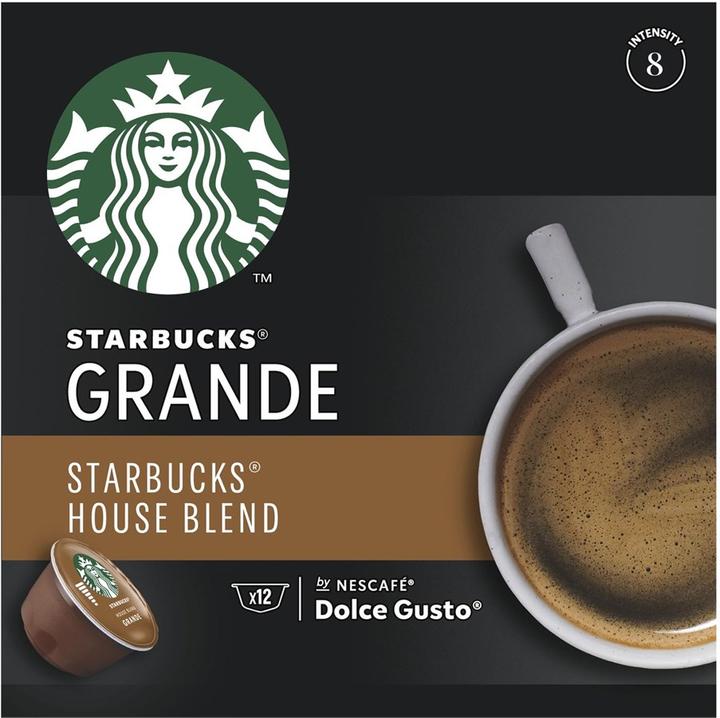 Actual product image Starbucks House Blend Grande by Nescafé Dolce Gusto Medium Roast (12 x Port.)