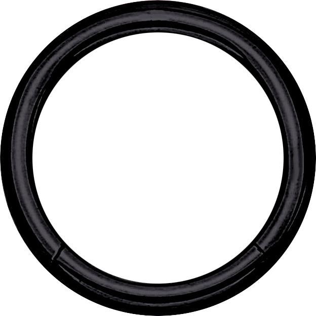 Produktbild Star Piercing Micro Segmentring klappbar schwarz (ohne Messing, Titan G23)