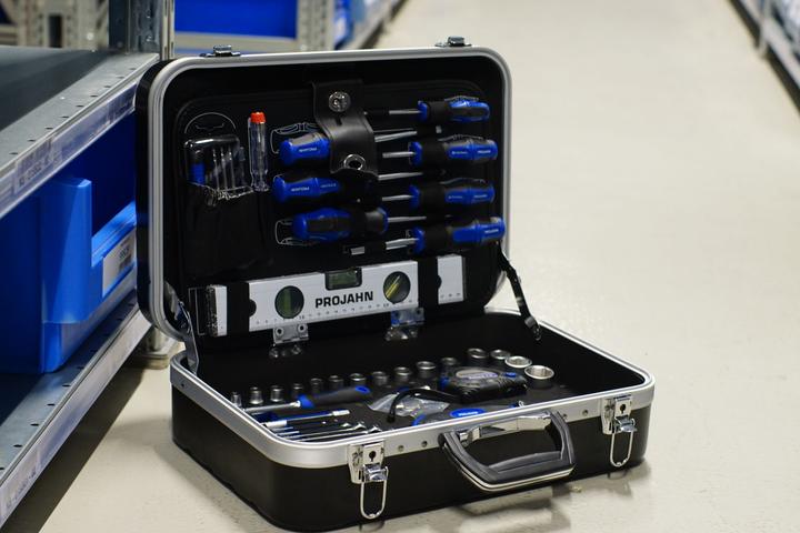 Actual product image Projahn Compact tool case no. 8682 164 pcs. 3/8" proficraft, in robust ABS case (164 pieces)
