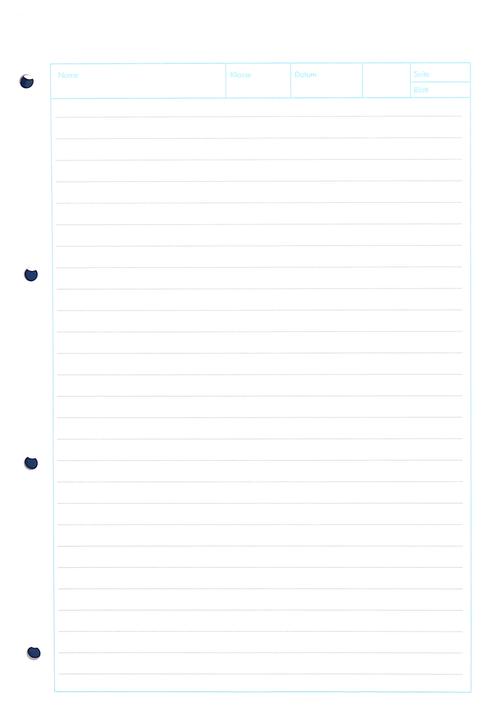 Image du produit Oxford Bloc de feuilles de travail, A4, linéature 21 (A4, À rayures)