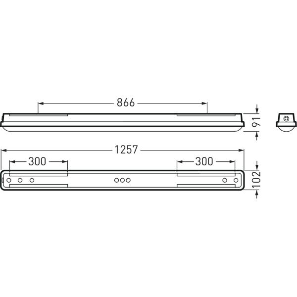 Thumbnail - Trilux, Wandleuchte + Deckenleuchte, 7119840 (4000 lm)