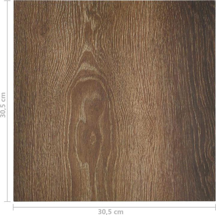 Produktbild vidaXL Quadratische Dielen (PVC Boden, 5.11 m²)