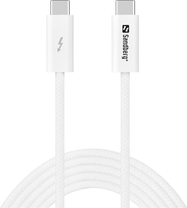 Immagine prodotto Sandberg USB-C>C USB4 240W+40Gbps, 2M (2 m, USB 4.0, 240 W)