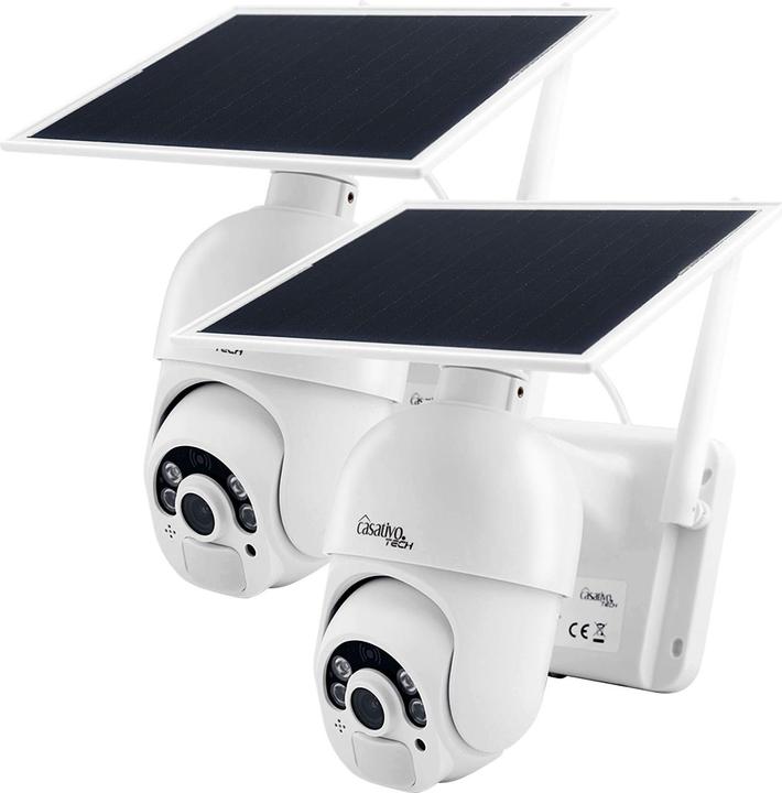 Immagine prodotto Casativo Telecamera di sorveglianza brandeggiabile con full HD, batteria ricaricabile e pannello solare