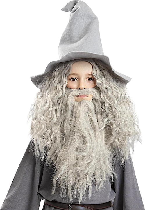 Actual product image Metamorph Der Herr der Ringe – Gandalf Perücke mit Bart für Kinder