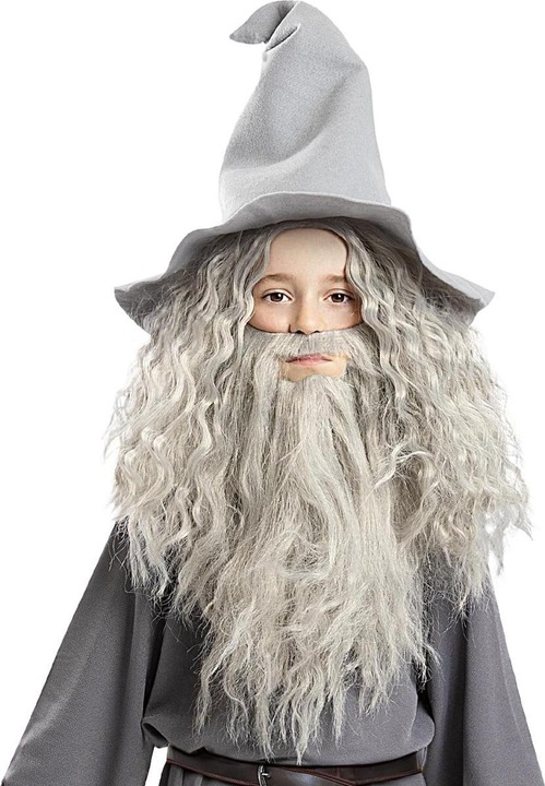 Metamorph Der Herr der Ringe – Gandalf Perücke mit Bart für Kinder