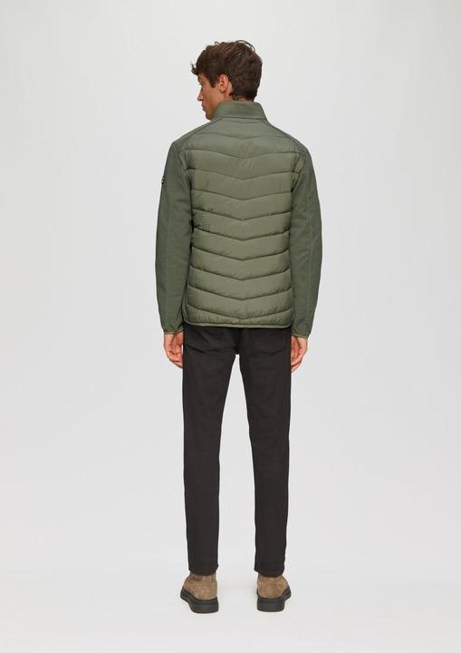 Produktbild S.Oliver Outdoor-Jacke Materialmix-Jacke mit sportiven Kontrastdetails (L)