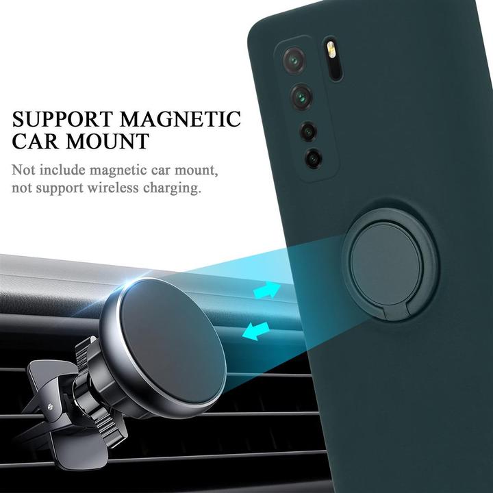 Actual product image Cadorabo Bumper TPU Liquid Ring Silicone Case (Huawei Nova 6 SE, Huawei P40 Lite, Huawei Nova 7i)