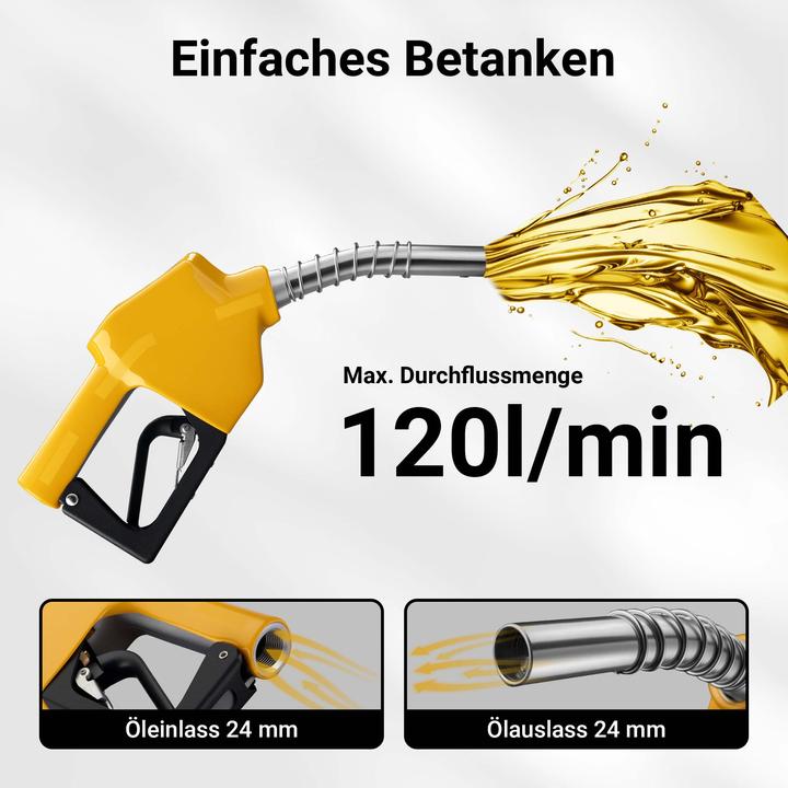 Actual product image Wiltec Automatic petrol nozzle