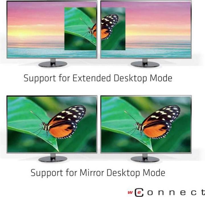 Produktbild Club 3D USB A auf HDMI 2.0 Dual Monitor 4K 60Hz Adapter