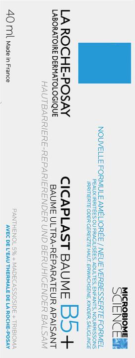 Energy Label La Roche Posay Cicaplast Balm B5+ Bals (Body cream, 40 ml)