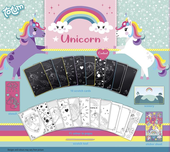 Actual product image Totum Unicorn - scrapbook