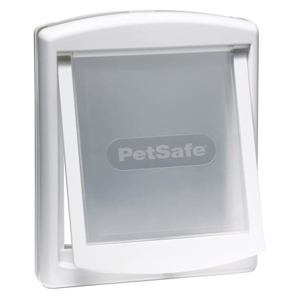 PetSafe Staywell Haustiertüre Original mit 2 Verschlussoptionen, Katzentüre + Katzennetz