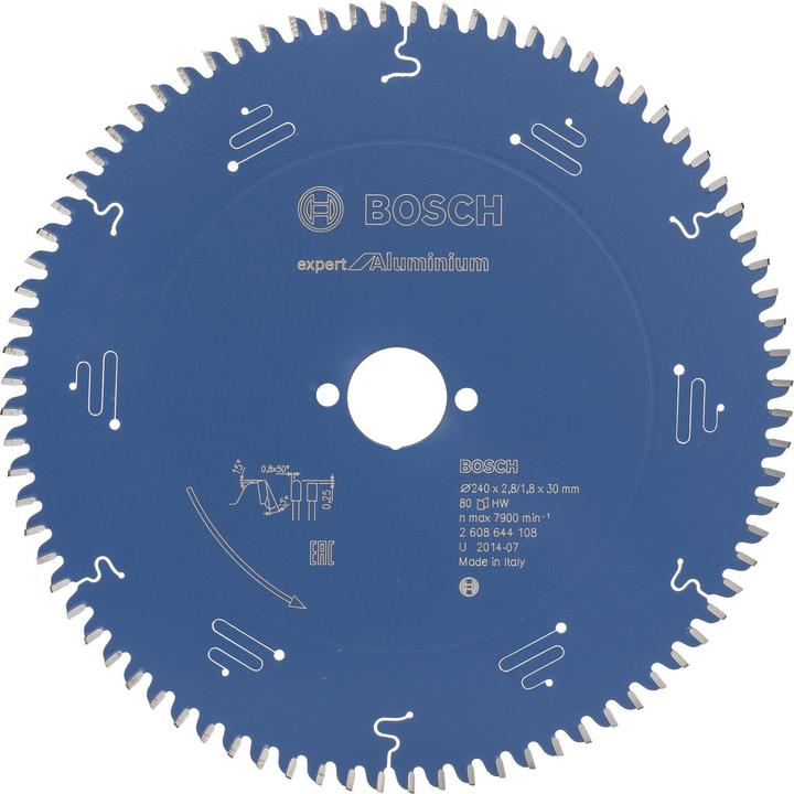 Produktbild Bosch Professional Zubehör Kreissägeblatt Expert for Aluminium, 240 x 30 x 2,8 mm, 80