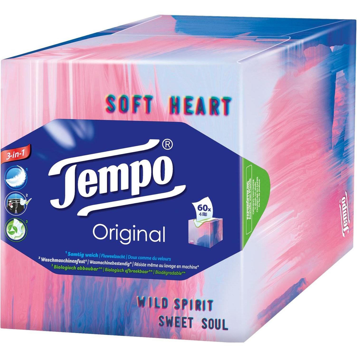 Tempo, Taschentücher + Kosmetiktücher, Original Würfelbox
