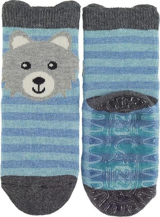 Produktbild Sterntaler Fliesen Flitzer Wolf Anthrazit Melange Gr. 18 (Einzelpack, 18)