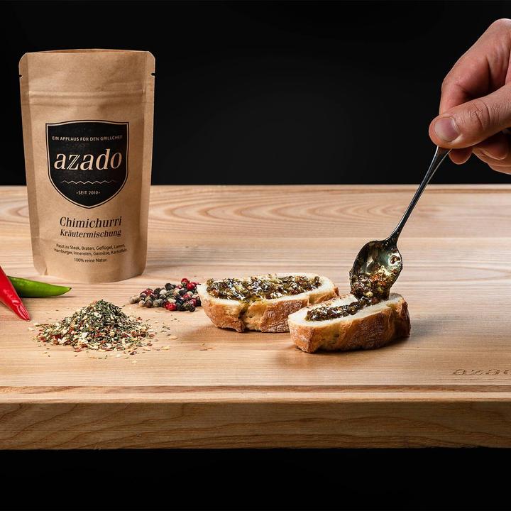 Actual product image Azado Solid chopping board with juice groove