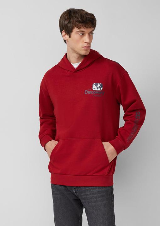 Produktbild s.Oliver Sweatshirt Softer Hoodie im Relaxed Fit mit Artwork (L, S)