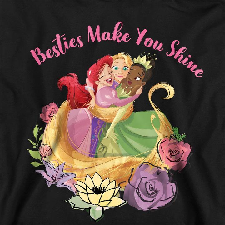 Produktbild Disney Princess Besties Shine Kapuzenpullover meliert (128)