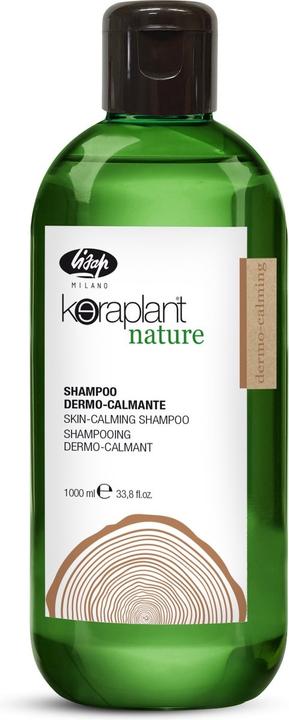 Actual product image Lisap Keraplant Nature dermo-calming shampoo 1000ml (1000 ml, Liquid shampoo)