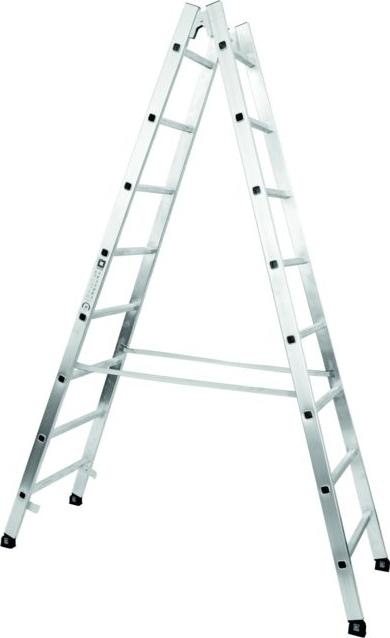 Produktbild Munk Sprossen-Stehleiter 2x8 Sprossen (Stehleiter, 240 cm)