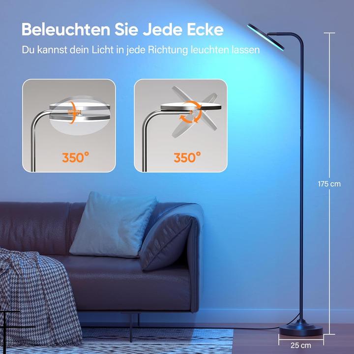 Produktbild LS LED Stehleuchte Circle RGBW (3300 lm)
