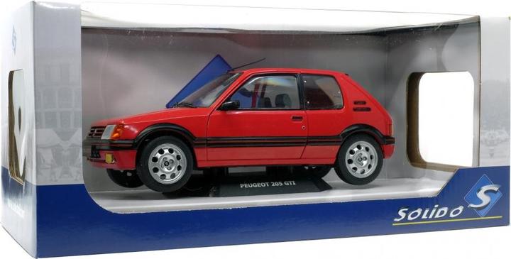 Actual product image Solido 1:18 Peugeot 205 GTI MK1 1985