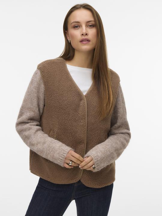 Produktbild Vero Moda VMJOSEFINE Weste Teddyfell Weste (L)