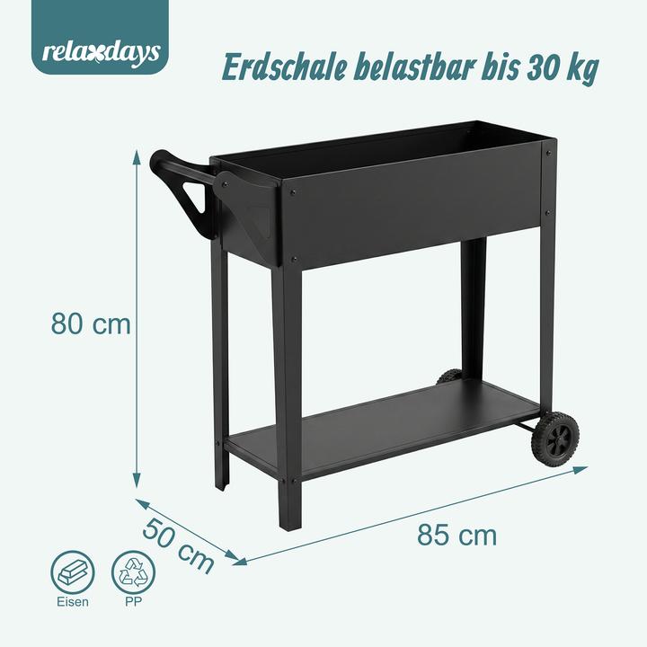 Actual product image Relaxdays planter