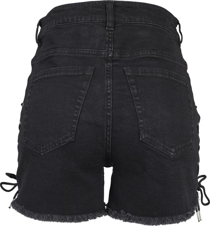 Produktbild Urban Classics Ladies Highwaist Denim Lace Up Shorts (29)