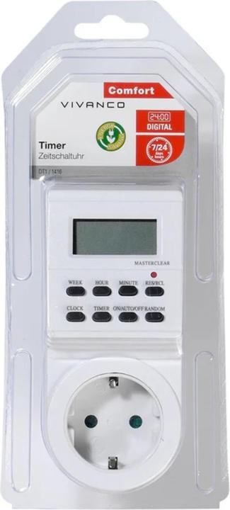 Produktbild Vivanco Digitale Tages-/Wochenzeitschaltuhr