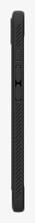 Actual product image Spigen Rugged Armor MagFit TPU Back Cover Schwarz Apple iPhone 16e (Apple iPhone 16e)