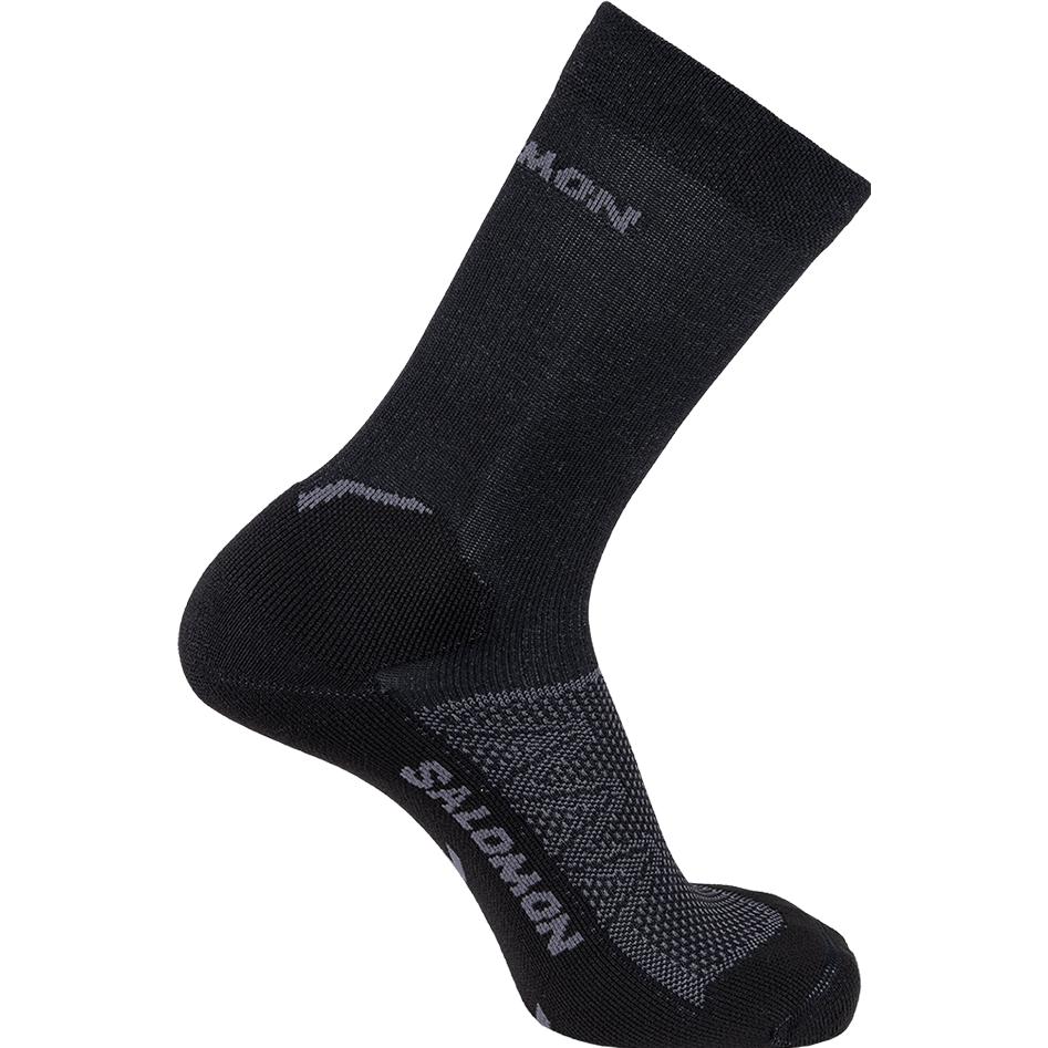 Salomon, Damen, Sportsocken, Socken Speedcross Crew (L), Schwarz
